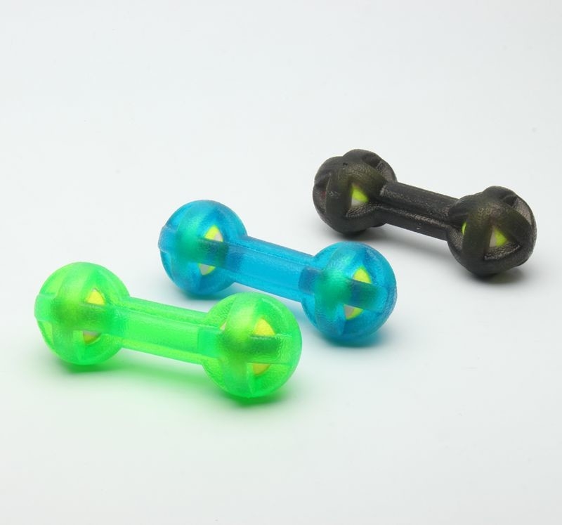 Dumbbell Large TPR Dog Toy Eco - Friendly Rubber Chew Toys For Dogs