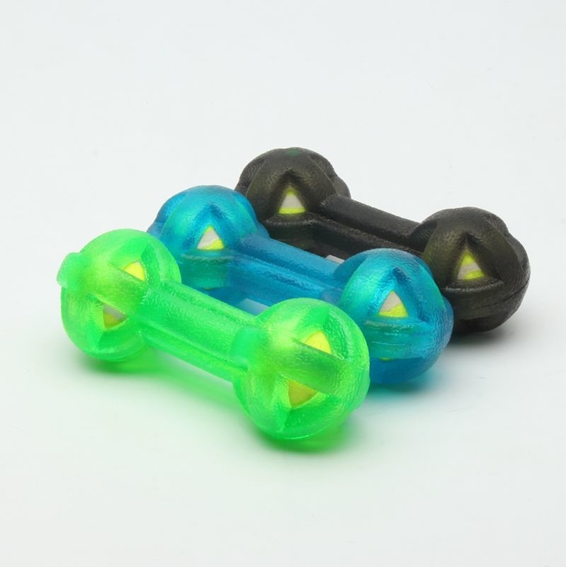 Dumbbell Large TPR Dog Toy Eco - Friendly Rubber Chew Toys For Dogs